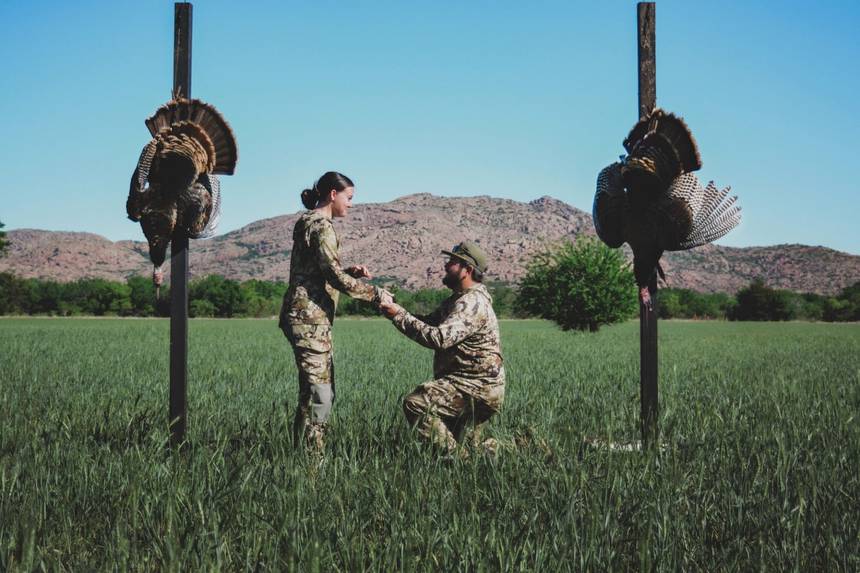Rio Grande turkey hunt with Bitter Creek Outfitters in southwest Oklahoma