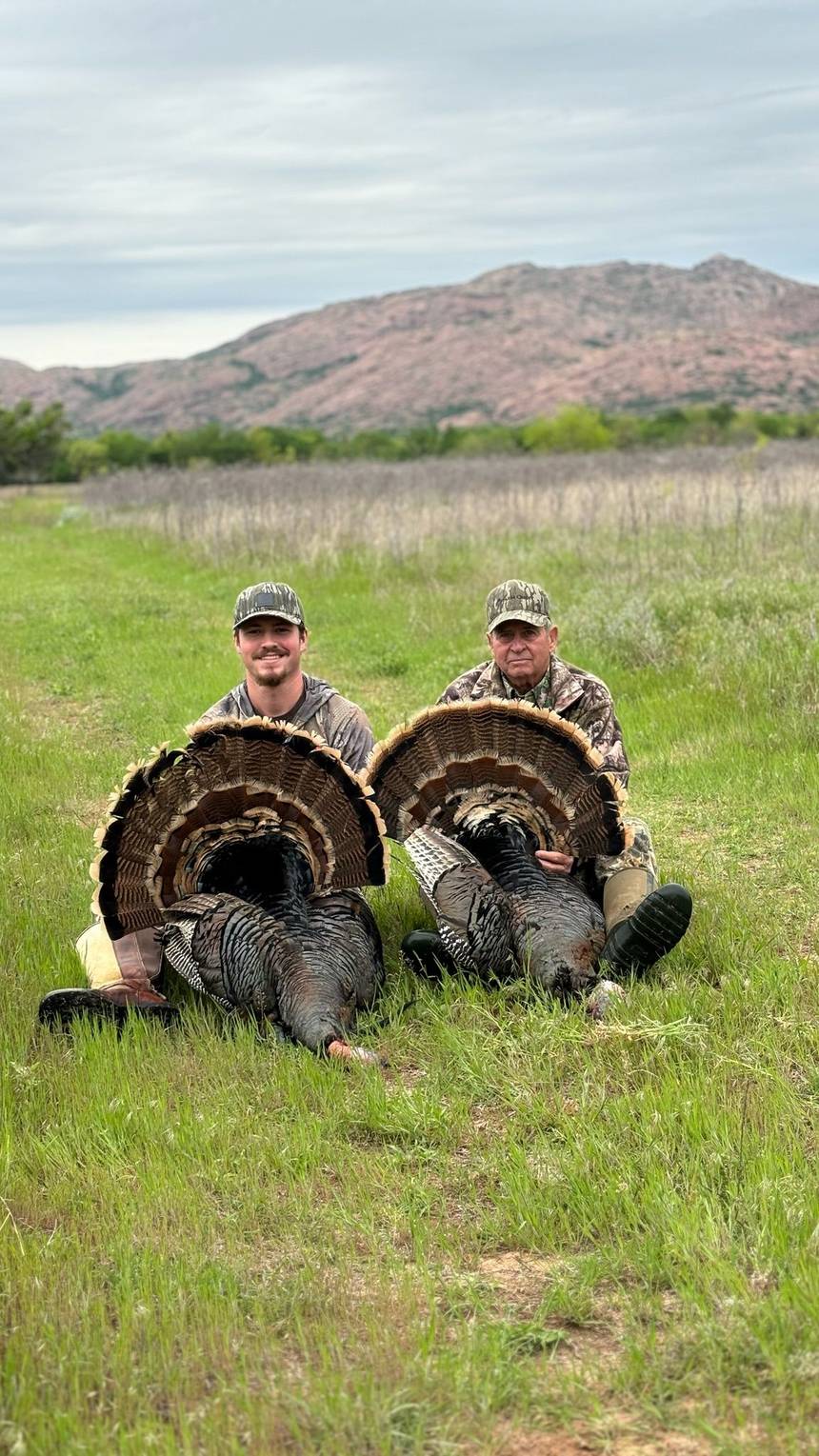 Rio Grande turkey hunt with Bitter Creek Outfitters in southwest Oklahoma