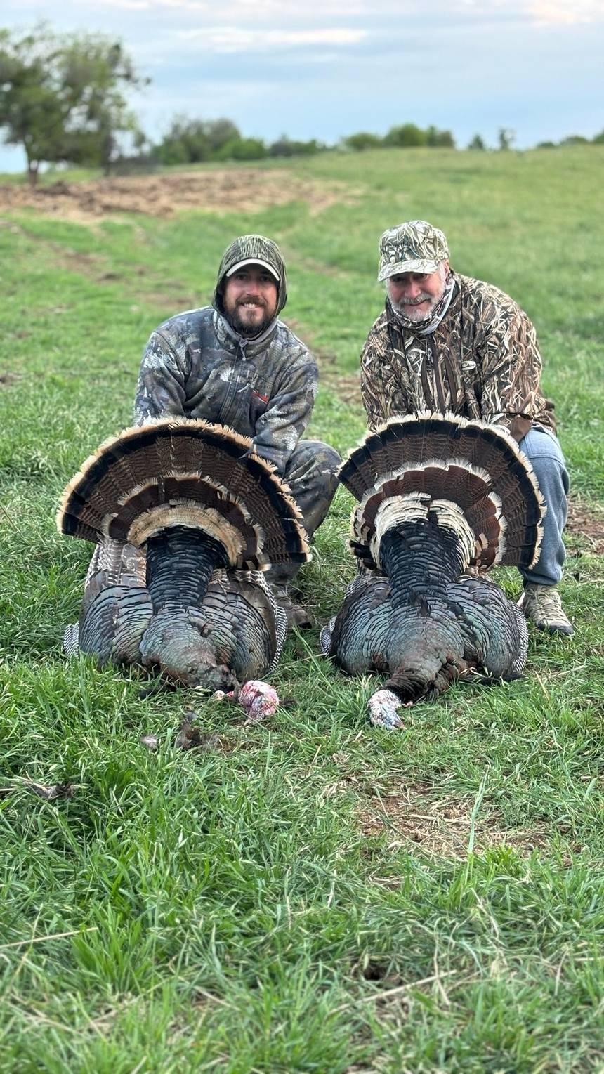 Rio Grande turkey hunt with Bitter Creek Outfitters in southwest Oklahoma
