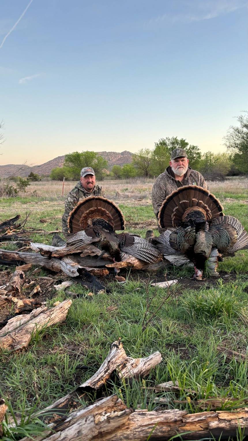 Rio Grande turkey hunt with Bitter Creek Outfitters in southwest Oklahoma