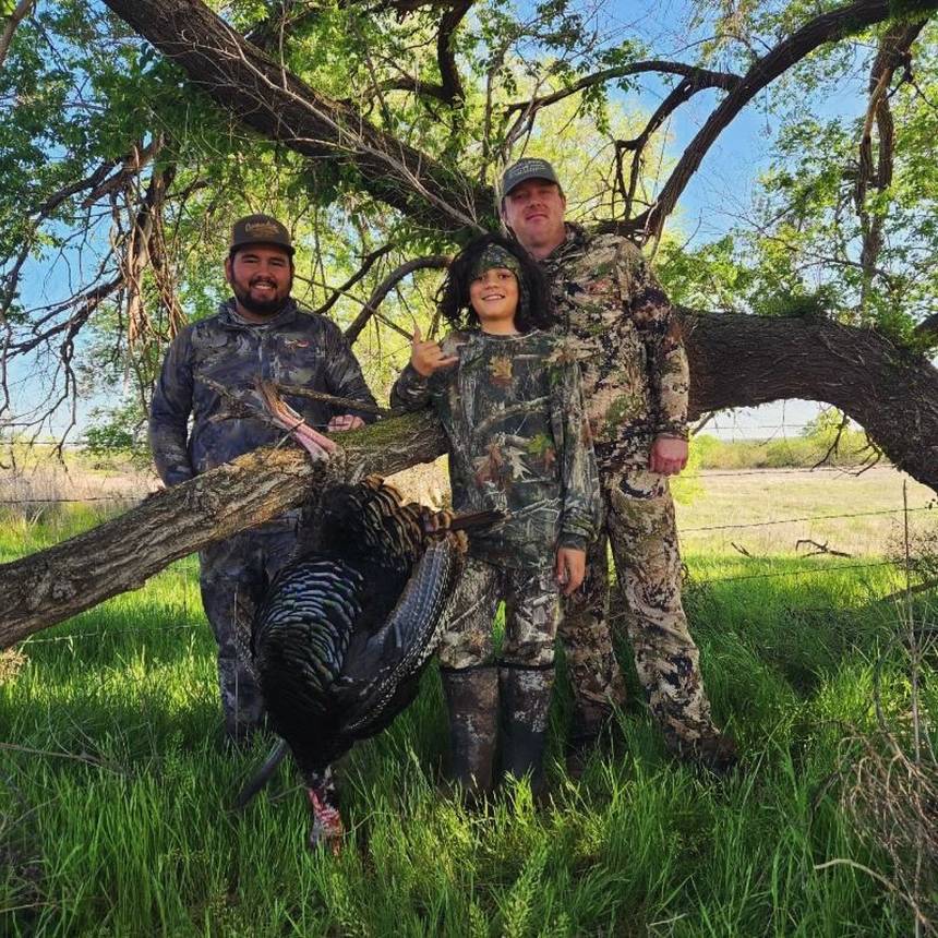 Rio Grande turkey hunt with Bitter Creek Outfitters in southwest Oklahoma