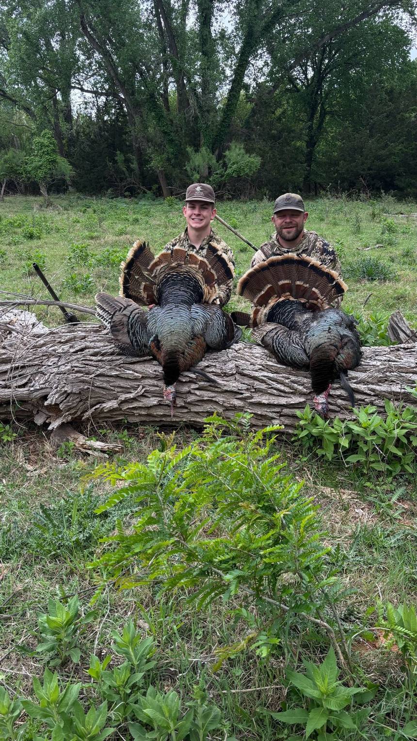 Rio Grande turkey hunt with Bitter Creek Outfitters in southwest Oklahoma