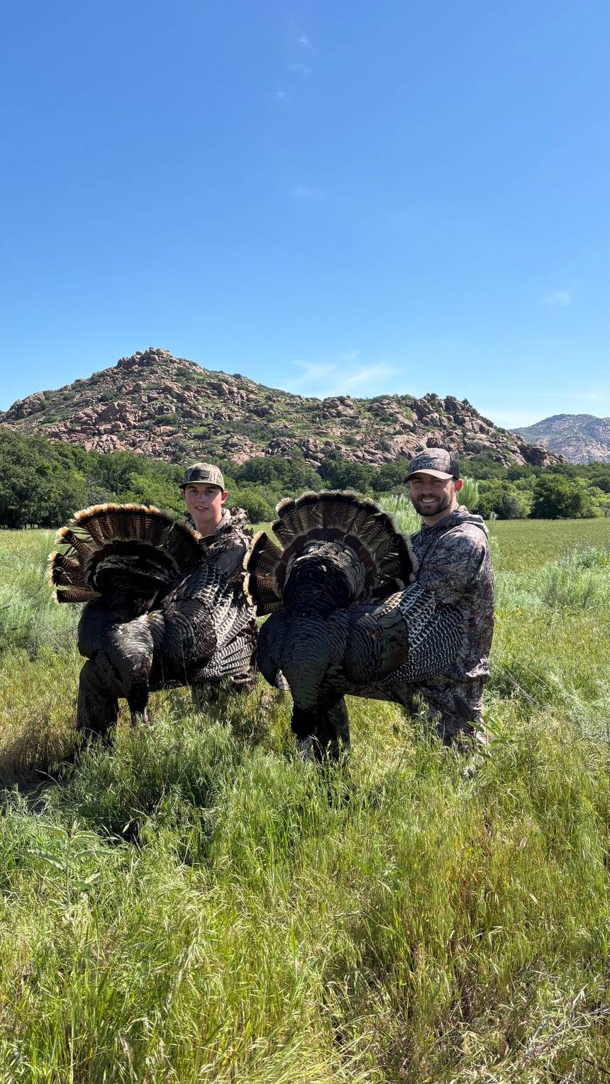 Rio Grande turkey hunt with Bitter Creek Outfitters in southwest Oklahoma
