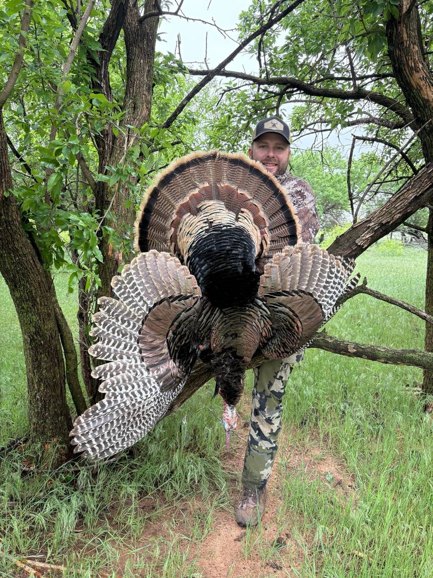 Rio Grande turkey hunt with Bitter Creek Outfitters in southwest Oklahoma