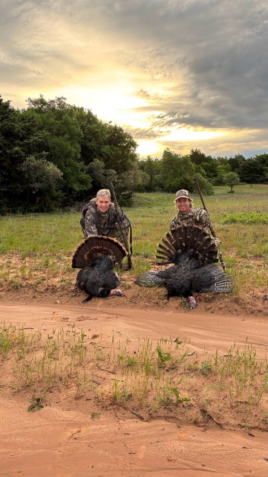 Rio Grande turkey hunt with Bitter Creek Outfitters in southwest Oklahoma