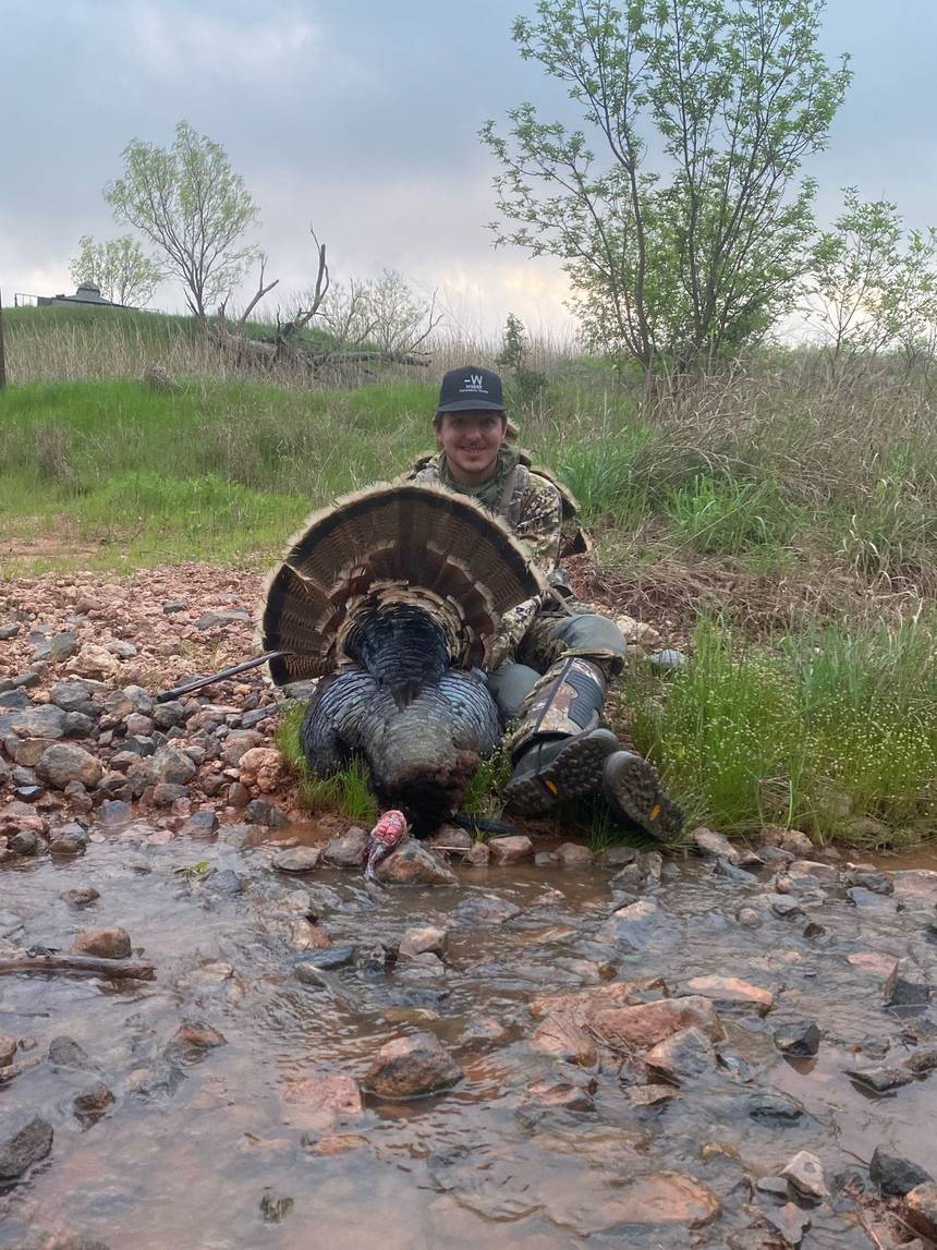 Rio Grande turkey hunt with Bitter Creek Outfitters in southwest Oklahoma