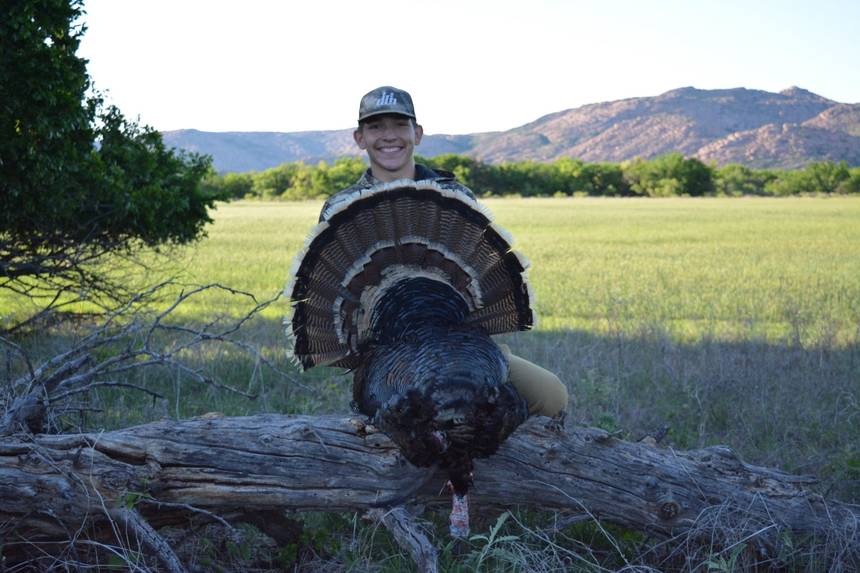 Rio Grande turkey hunt with Bitter Creek Outfitters in southwest Oklahoma